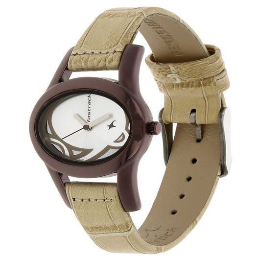 Fastrack Np9732ql01 Quartz Analog Silver Dial for Women