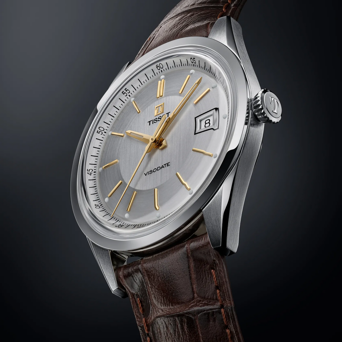 Tissot Visodate 39mm T157.407.16.031.00 Unisex Watch - detail view
