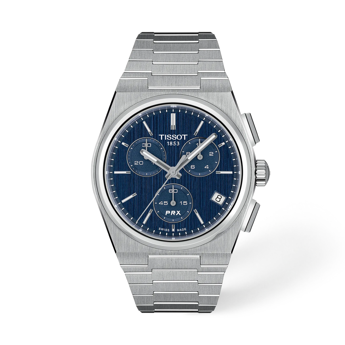 Tissot PRX Chronograph Men Blue Dial Watch 41mm T137.417.11.041.00