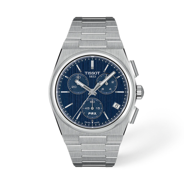 Tissot PRX Chronograph Men Blue Dial Watch 41mm T137.417.11.041.00