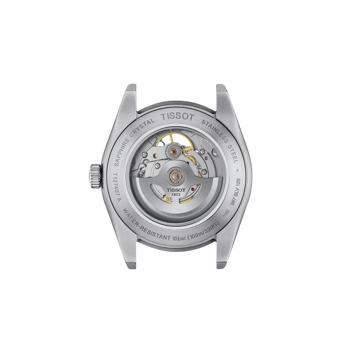Tissot Gentleman Open Heart 40mm T127.407.11.081.00 Watch for Men - case-back view