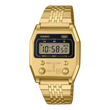 Casio Vintage A1100G-5 – front three-quarter view