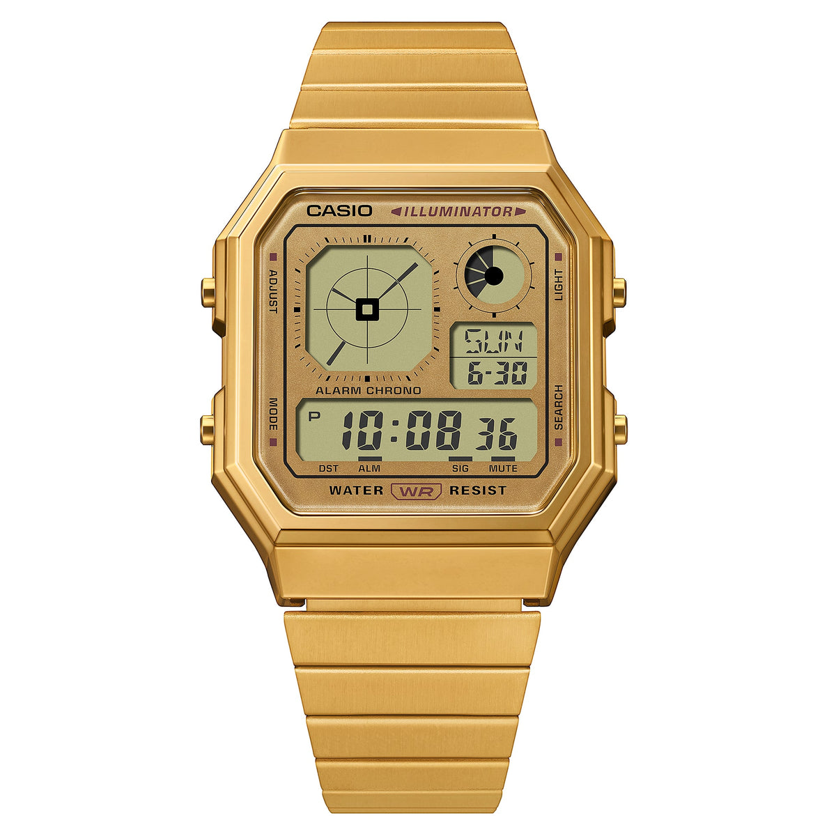 Casio Vintage A130WEG-9A – front view