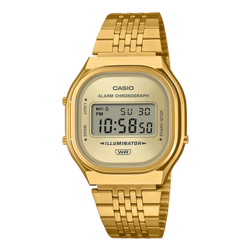 Casio Vintage A140WEG-9A – front three-quarter view