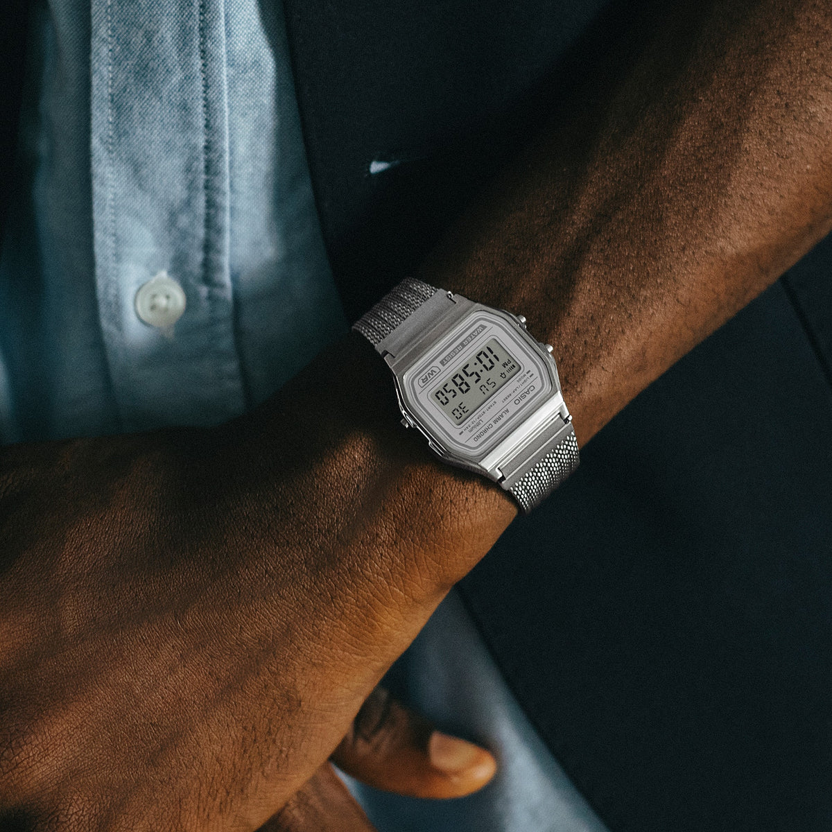 Casio Vintage A158WEM-7 – on the wrist