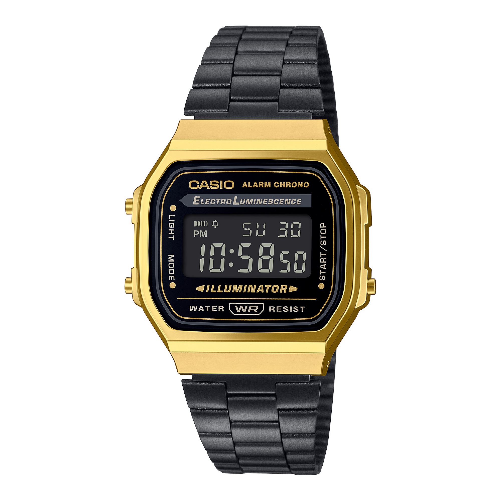 Casio Vintage A168WEGB-1B Digital Unisex Watch