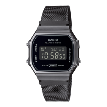 Casio Vintage A168WEMB-1B – front three-quarter view