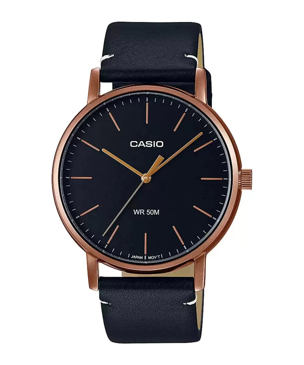 ENTICER MEN Black Analog - Men's Watch A1839 - Kamal Watch Company