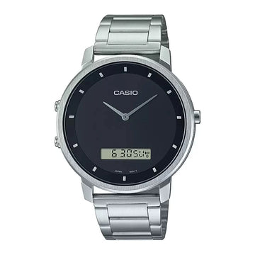 CASIO ENTICER MEN Silver Analog-Digital - Men's Watch A1959 - Kamal Watch Company
