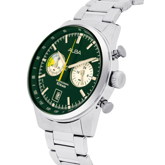 ALBA A4B007X1 Forest Green Watch for Men