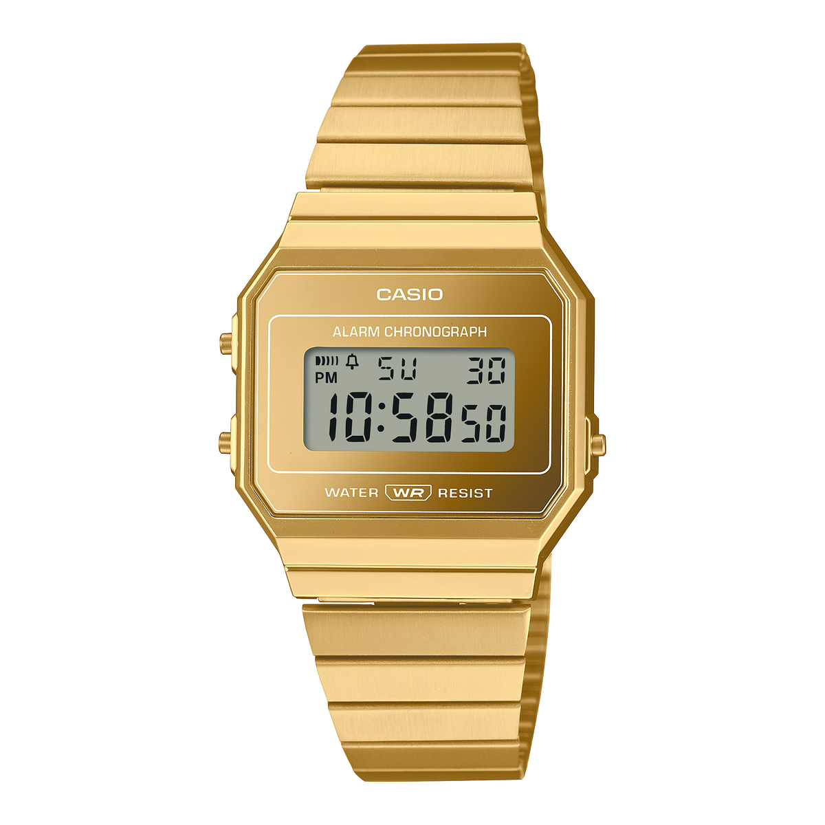 Casio Vintage A700WEVG-9A – front three-quarter view