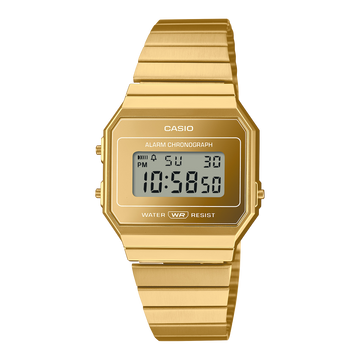 Casio Vintage A700WEVG-9A – front three-quarter view