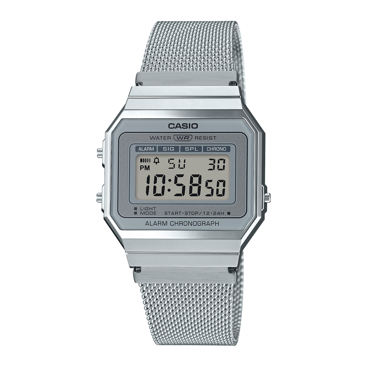 Casio Vintage A700WM-7A – front three-quarter view