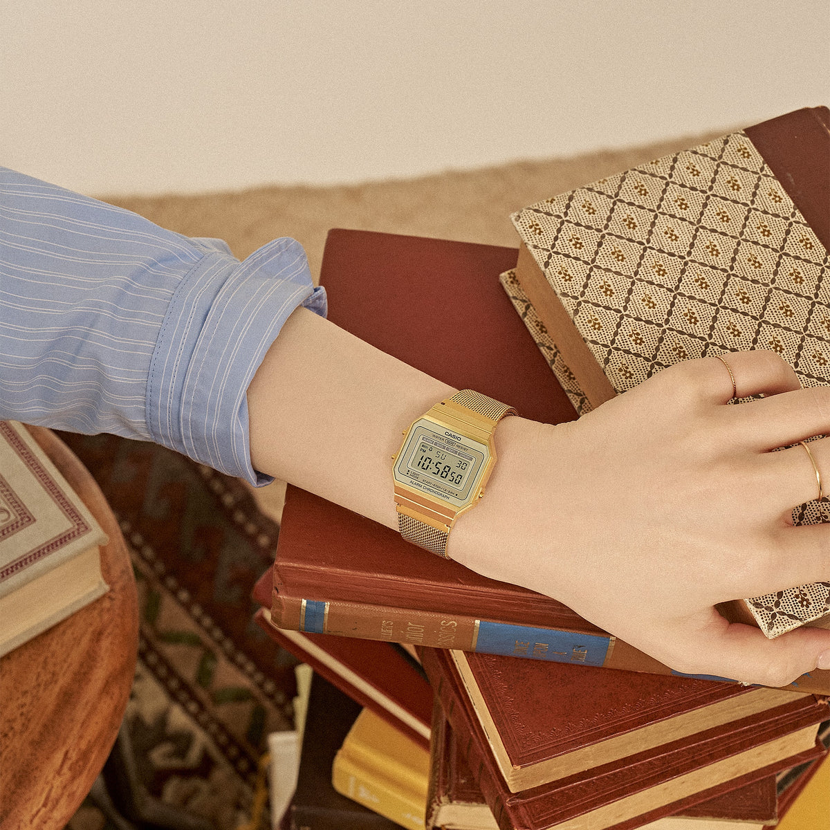 Casio Vintage A700WMG-9A – on the wrist