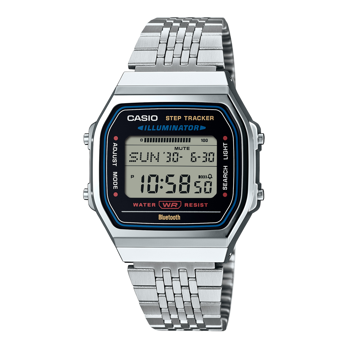 Casio Vintage ABL-100WE-1A – front three-quarter view