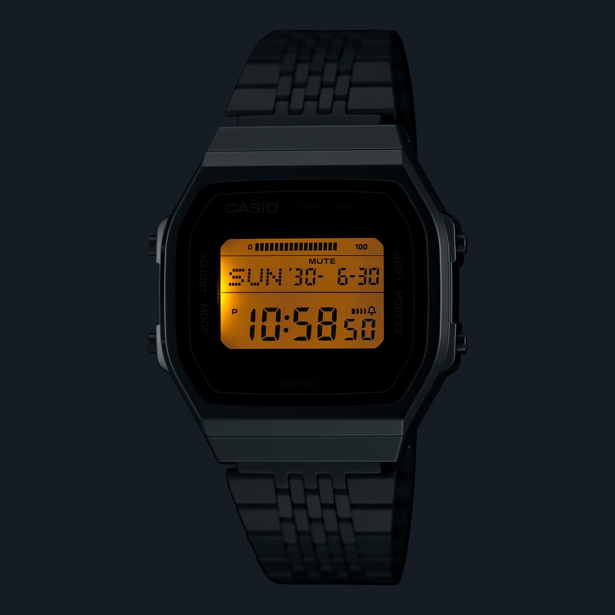 Casio Vintage ABL-100WE-1A – illuminated dial