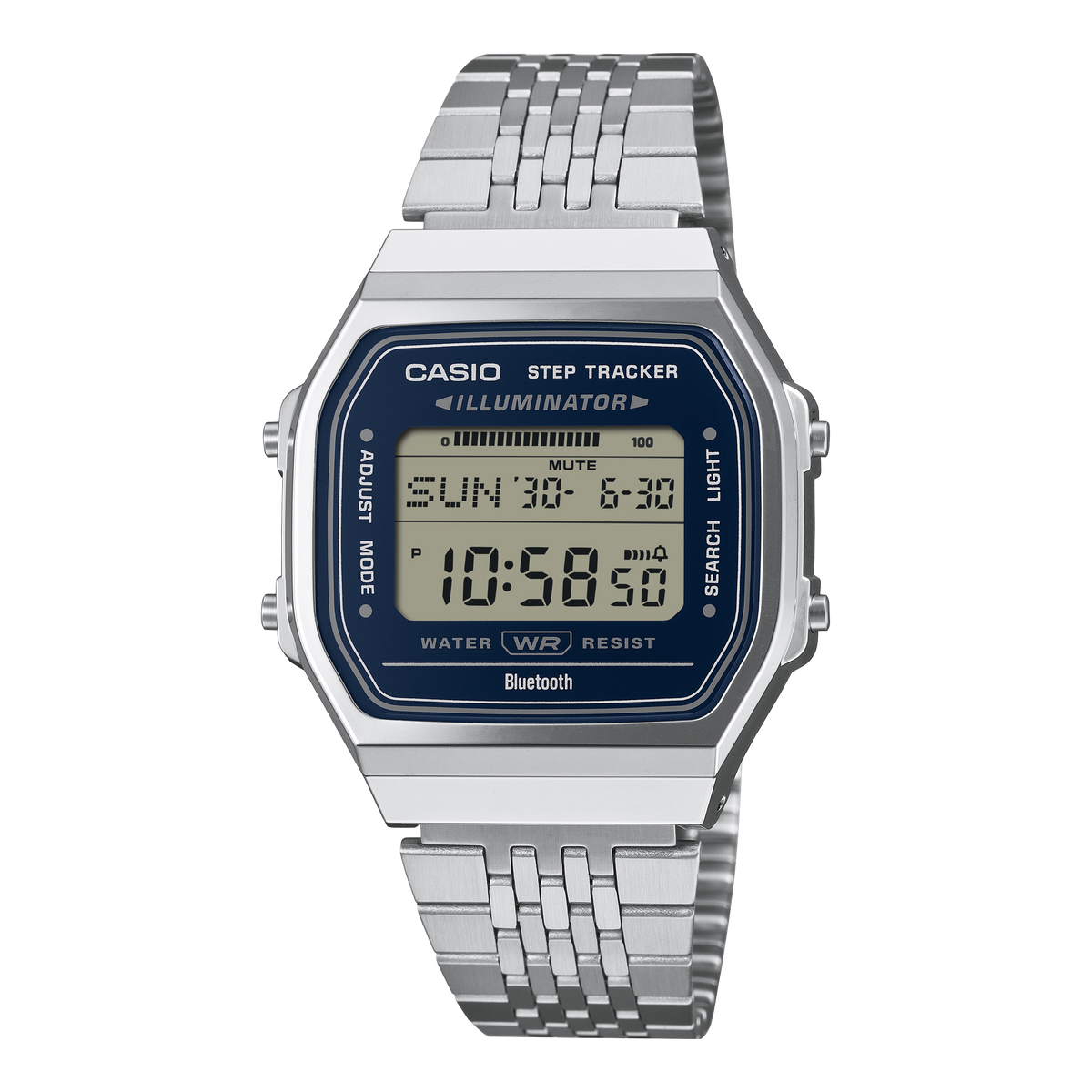 Casio Vintage ABL-100WE-2A – front three-quarter view