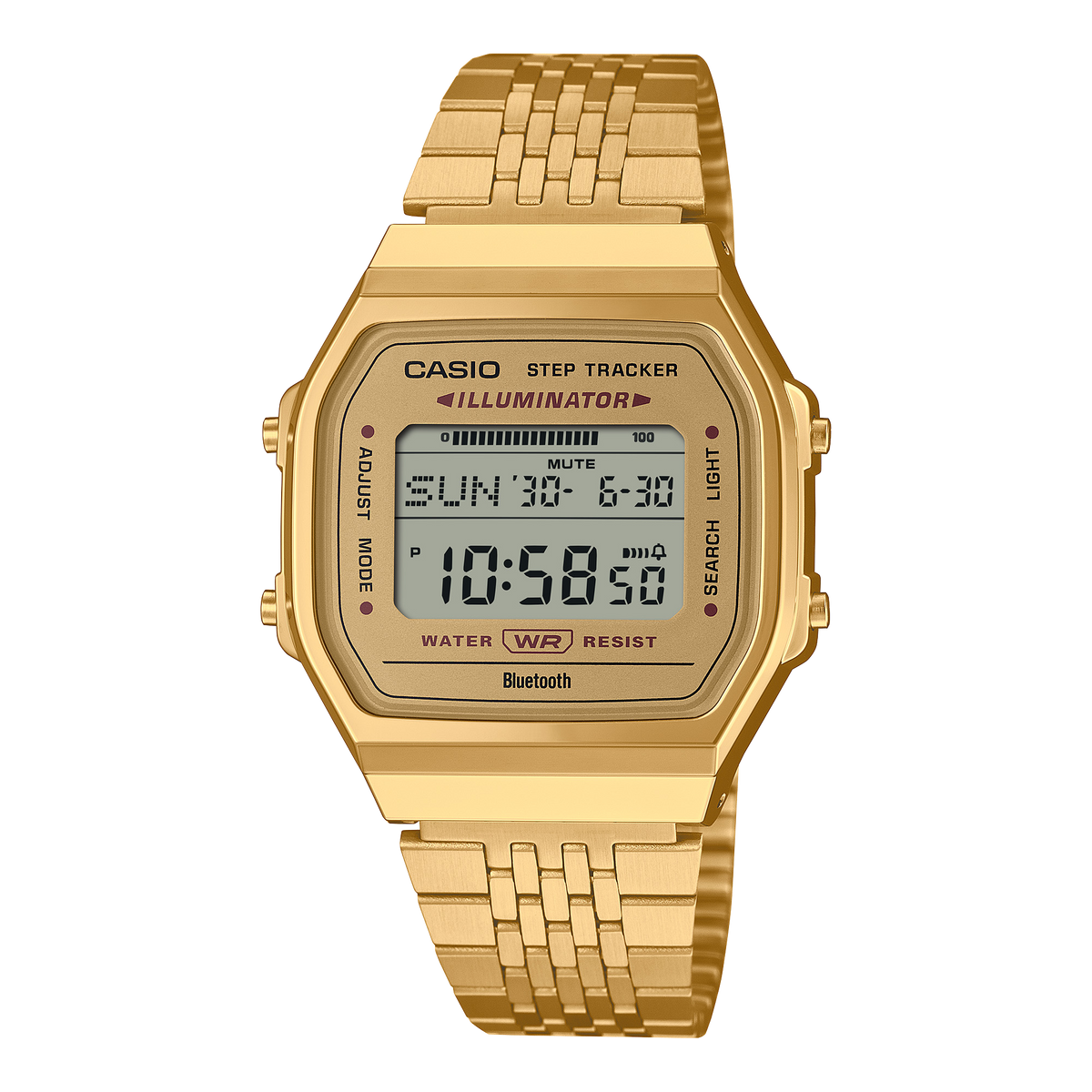 Casio Vintage ABL-100WEG-9A – front three-quarter view