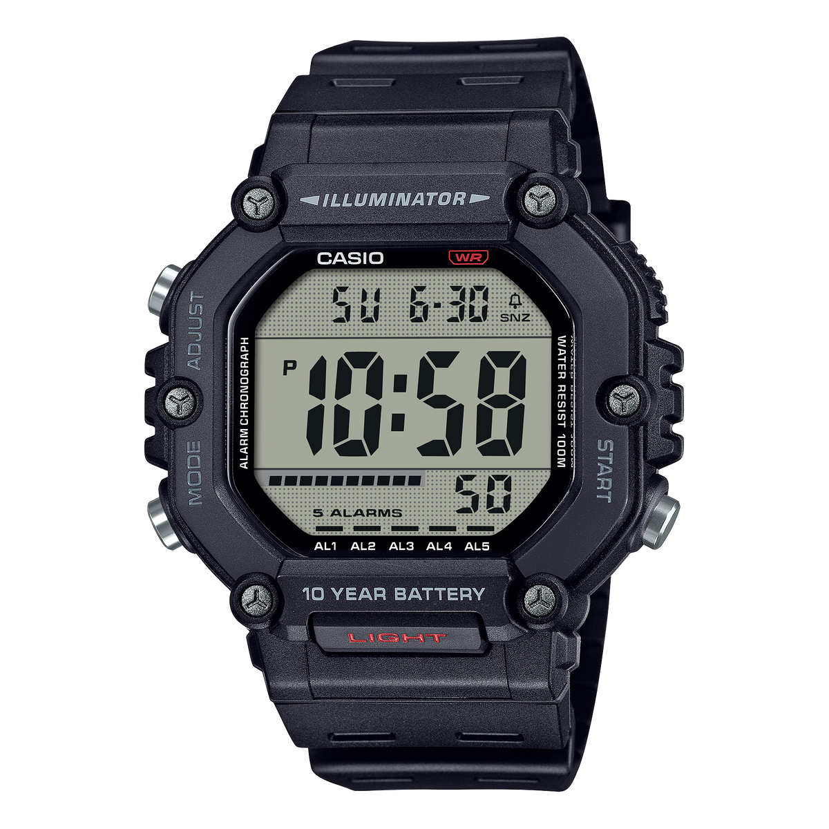 Casio Casio Collection AE-1600H-1AV – front three-quarter view