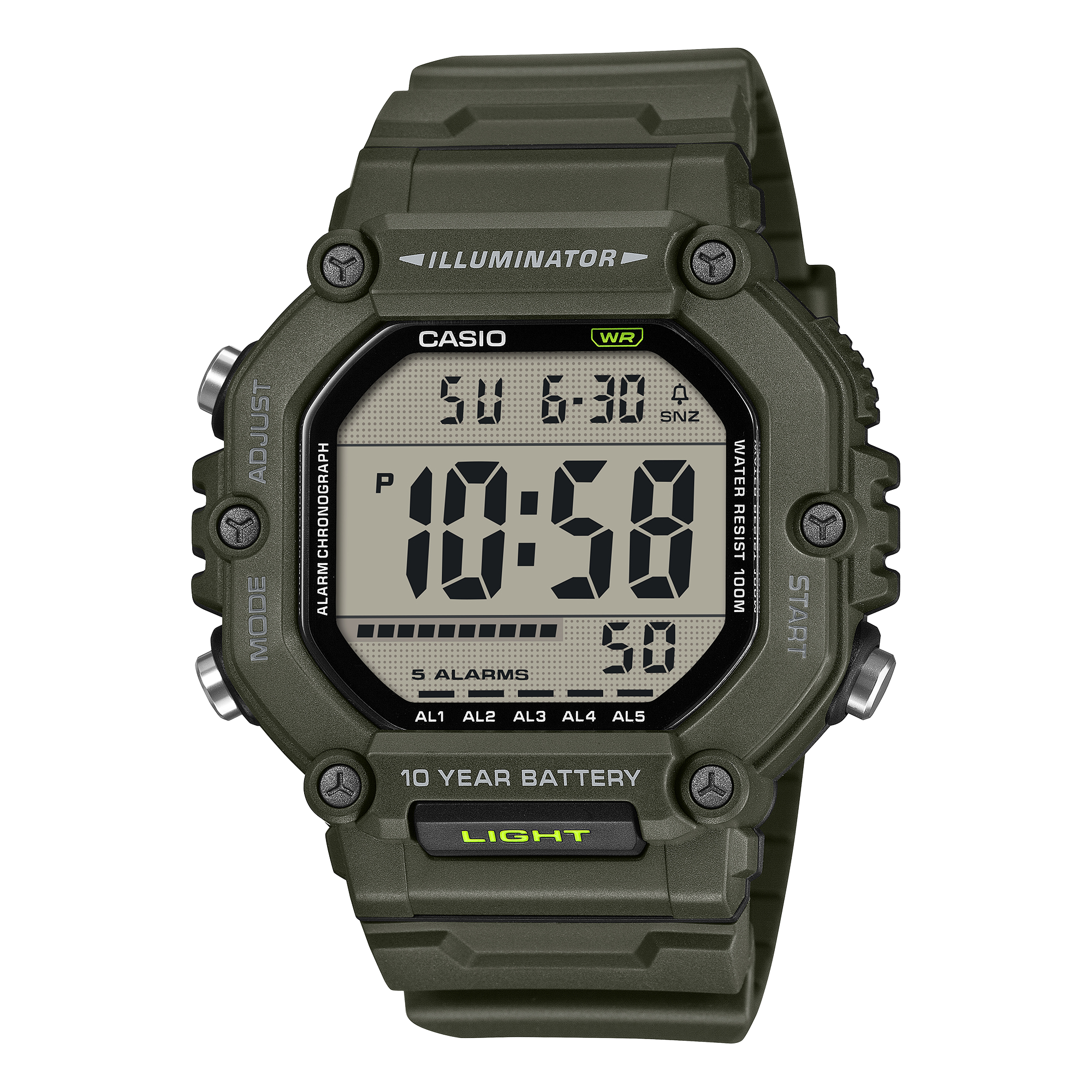 Casio AE-1600HX-3AV Digital Unisex Watch