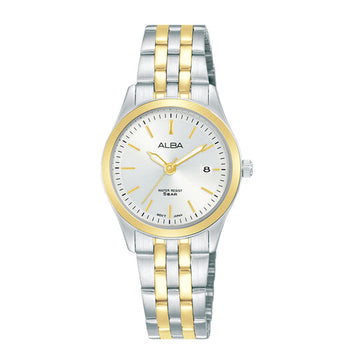 ALBA AH7CF0X1 White Radiance Ladies Watch