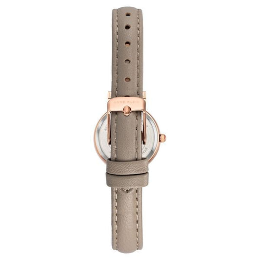 Anne Klein Quartz Analog Brown Dial Leather Strap Watch for Women