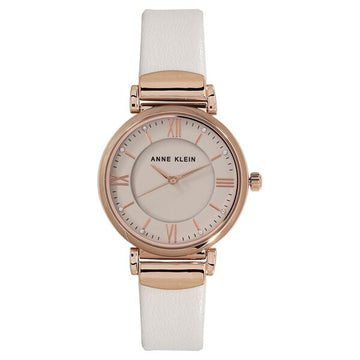 Anne Klein Quartz Analog Beige Dial Metal Strap Watch for Women