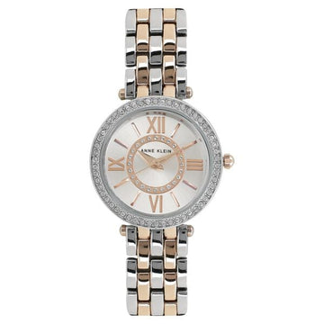 Anne Klein Quartz Analog Silver Dial Metal Strap Watch for Women