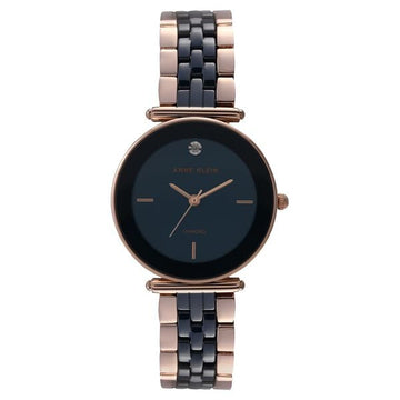 Anne Klein Quartz Analog Mother of Pearl Dial Ceramic Strap Watch for Women