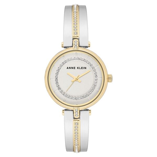 Anne Klein Quartz Analog Silver Dial Metal Strap Watch for Women
