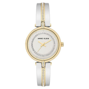 Anne Klein Quartz Analog Silver Dial Metal Strap Watch for Women