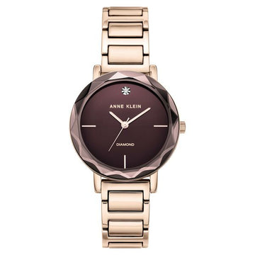 Anne Klein Round Analog Mauve Ladies Watch