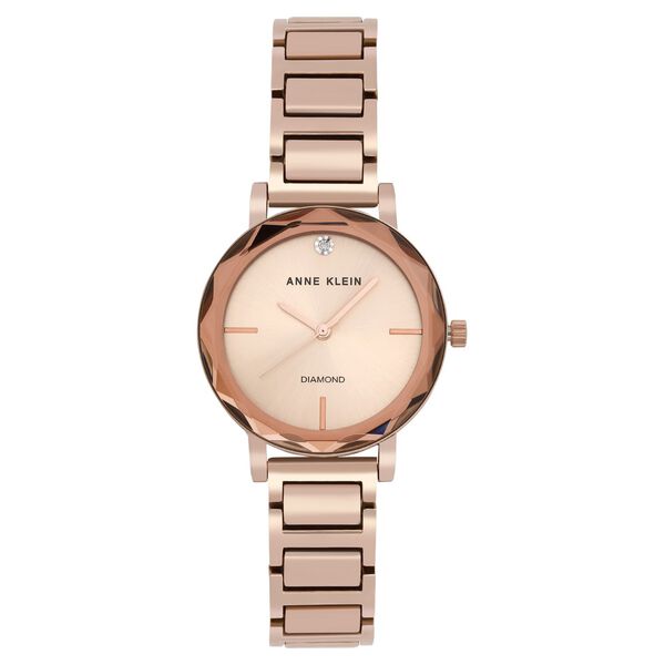 Anne Klein Rose Gold Dial Analog Watch Ak3278Rgrg
