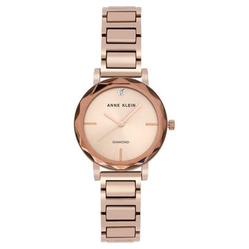 Anne Klein Rose Gold Dial Analog Watch Ak3278Rgrg