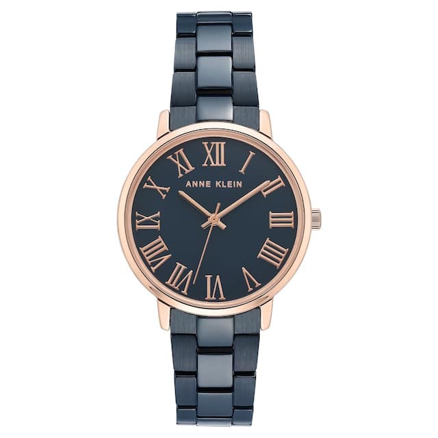 Navy Dial Ceramic Strap Watch NCAK3718NVRG - Kamal Watch Company