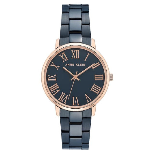 Navy Dial Ceramic Strap Watch NCAK3718NVRG - Kamal Watch Company