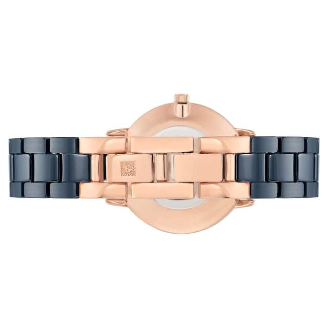 Navy Dial Ceramic Strap Watch NCAK3718NVRG - Kamal Watch Company