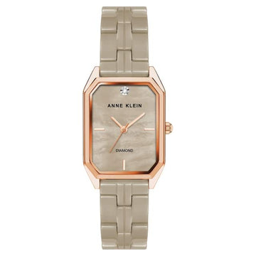 Anne Klein Brown Dial Quartz Analog Watch for Women AK4034RGTP