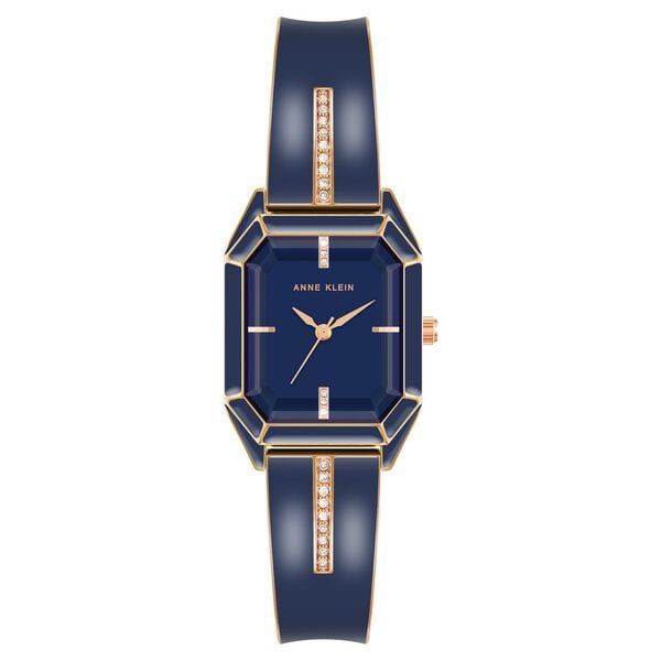 Anne Klein Quartz Analog Blue Dial Stainless Steel Strap Watch for Women