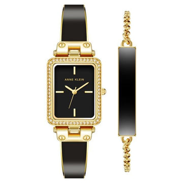 Anne Klein Quartz Analog Black Dial Enamel Strap Watch for Women