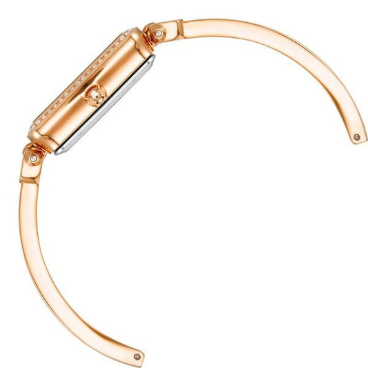 Anne Klein Quartz Analog Grey Dial Rose Gold Stainless Steel Strap Watch For Women