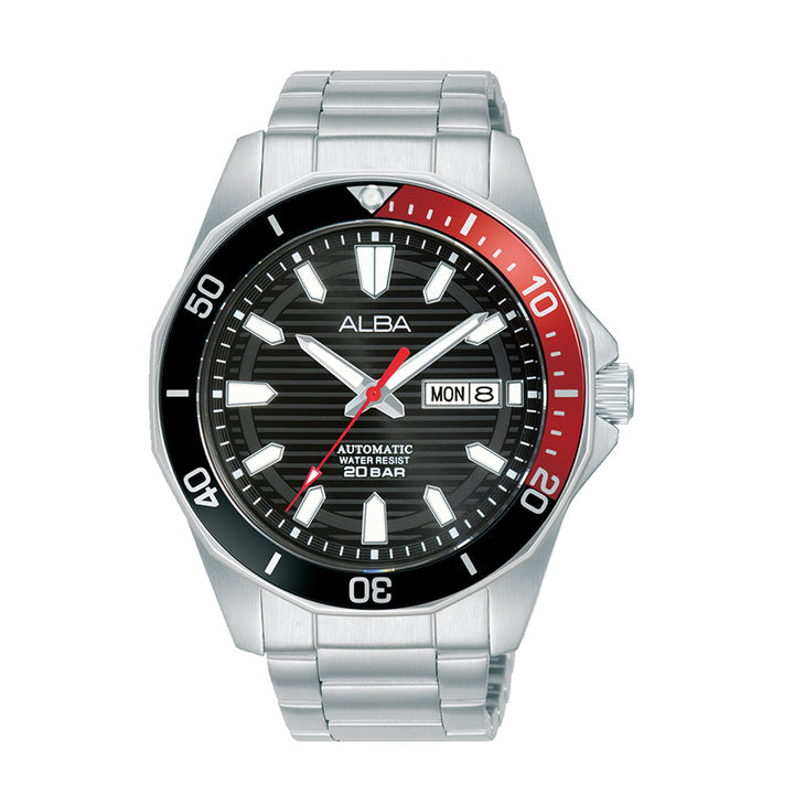 AL4457X1 Noir Dial with Blue+Red Rotating Bezel