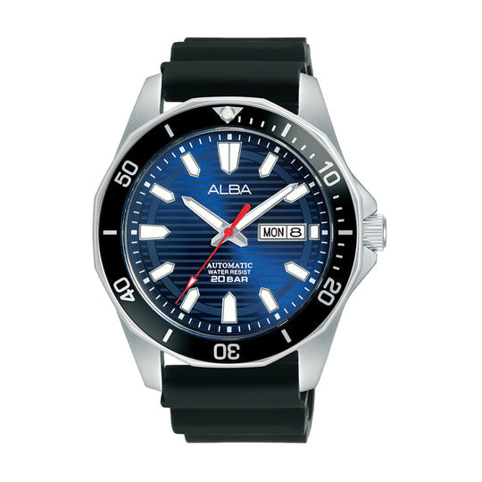 AL4465X1 Azure Dial with Black Rotating Bezel Mechanical