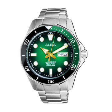 ALBA AL4537X1 Green-Black Gradation Dial Automatic Watch