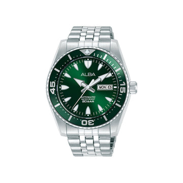 ALBA AL4767X1 AL4767X1 Sunburst Green Dial Automatic Watch