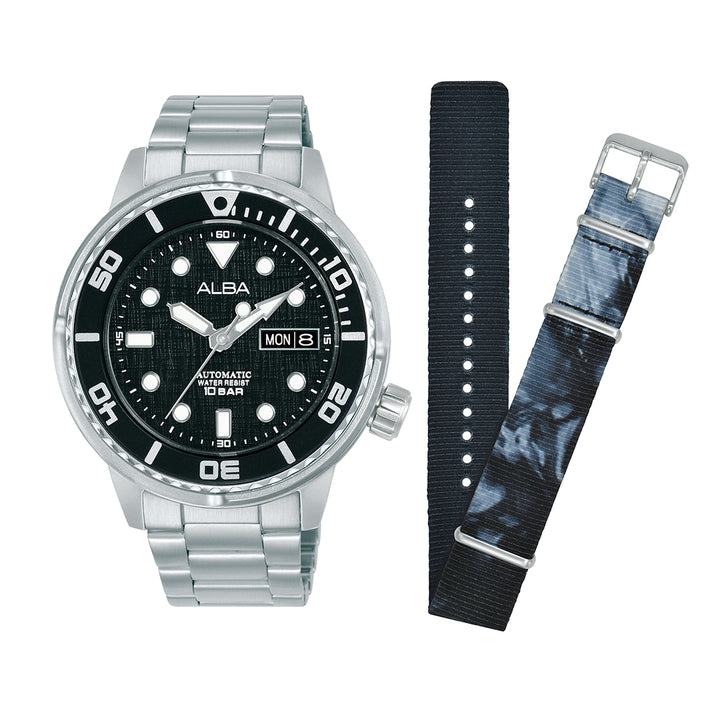 ALBA AL4777X2 Charcoal Black Dial Automatic Men's Watch