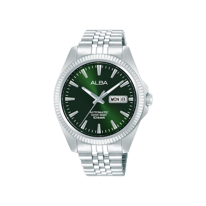 ALBA AL4785X1 Green Sunray Dial Automatic Men's Watch