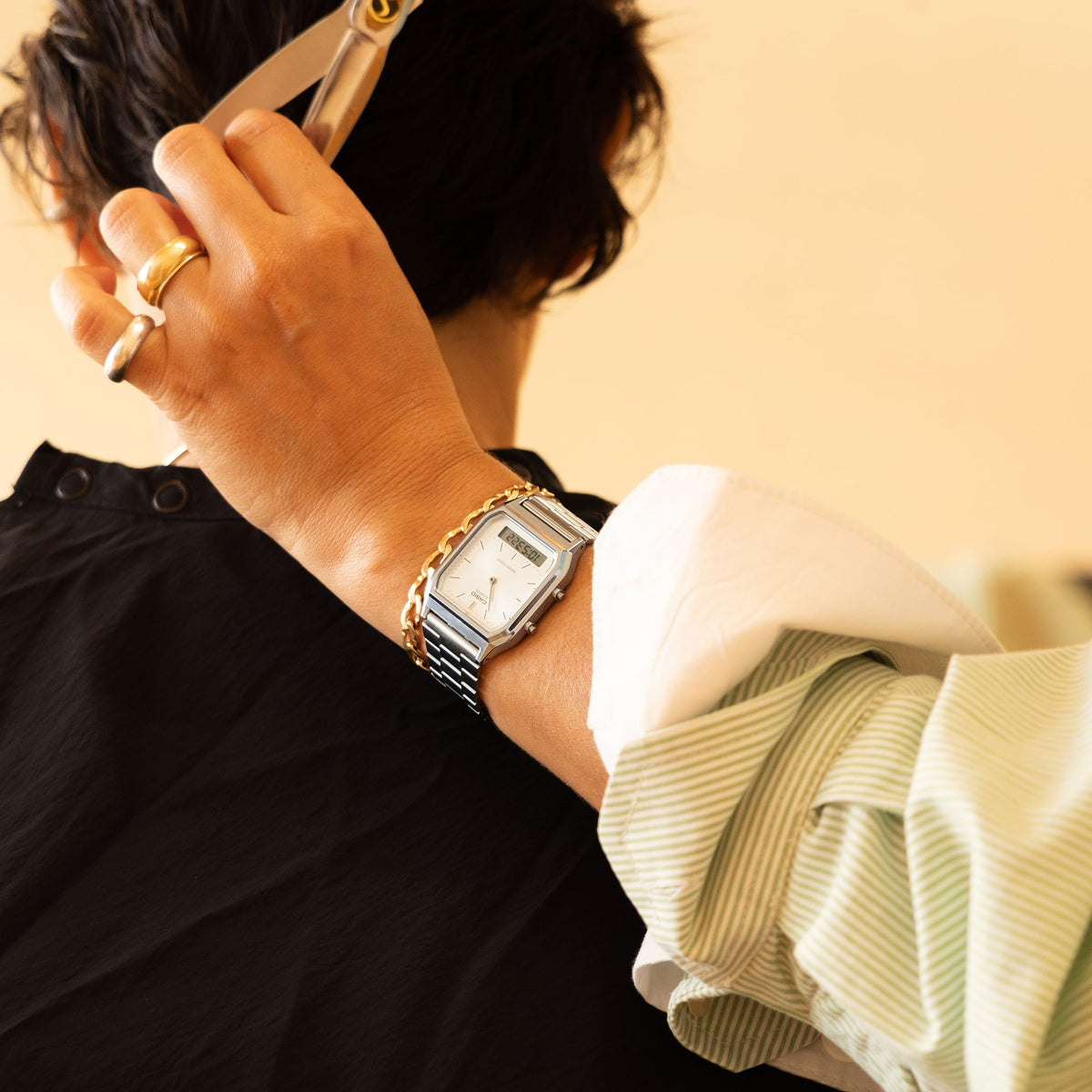 Casio Vintage AQ-230A-7AMQY – on the wrist