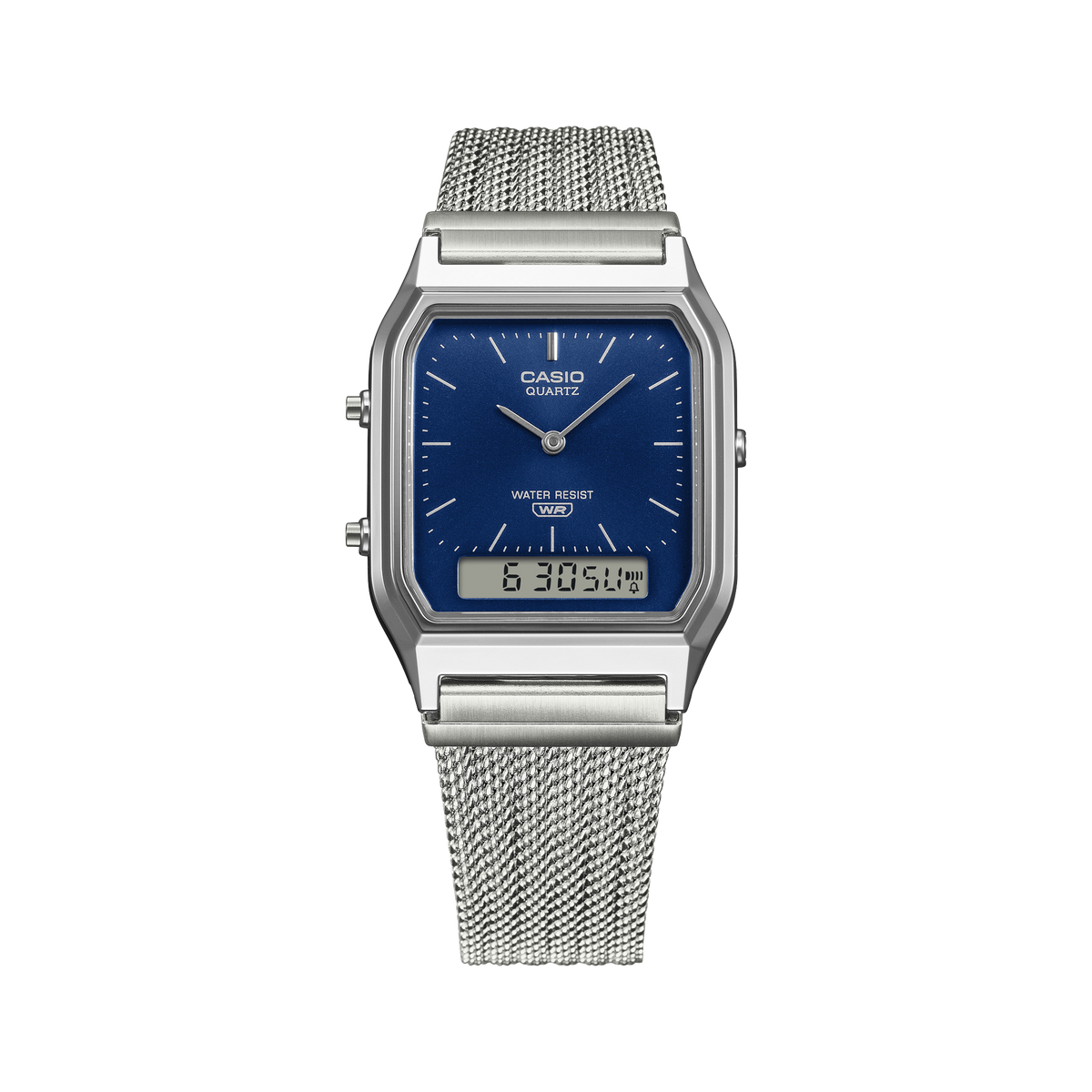 Casio Vintage AQ-230EM-2A – angled view