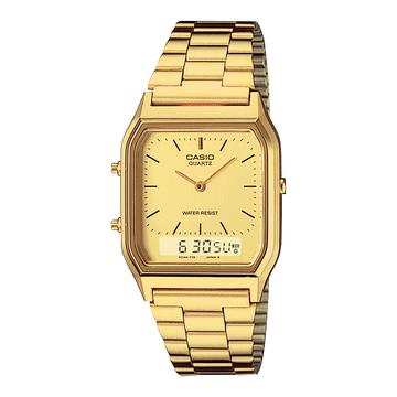 Casio Vintage AQ-230GA-9DMQ – front three-quarter view